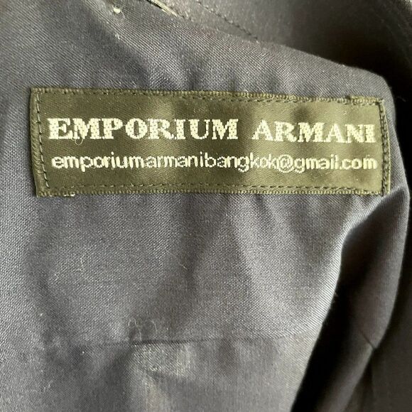 Emporium Armani Long Sleeve Button Down Shirt Blouse Size Medium - Picture 6 of 6